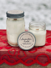 Load image into Gallery viewer, Lavender Field ~ Hand Poured 100% Soy Wax Wooden Wick Candles