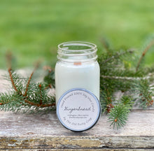 Load image into Gallery viewer, Gingerbread ~ Hand Poured 100% Soy Wax Wooden Wick Candles