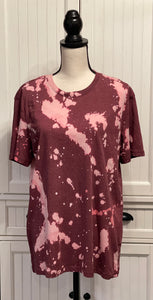 Kansas Distressed Short Sleeve Shirt ~ Unisex Size Large