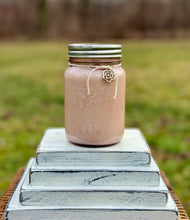 Load image into Gallery viewer, Vintage Inspired Rose Colored Jar ~ Hand Poured 100% Soy Wax Candle