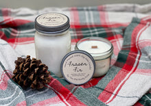 Load image into Gallery viewer, Fraser Fir ~ Hand Poured 100% Soy Wax Wooden Wick Candle