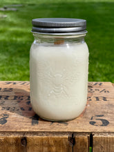 Load image into Gallery viewer, Vintage Inspired Bee and Honeycomb Jar ~ Hand Poured 100% Soy Wax Candle
