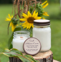 Load image into Gallery viewer, Sweet Autumn Leaves ~ Hand Poured 100% Soy Wax Wooden Wick Candle