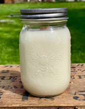 Load image into Gallery viewer, Vintage Inspired Bee and Honeycomb Jar ~ Hand Poured 100% Soy Wax Candle