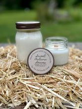 Load image into Gallery viewer, Sweet Autumn Leaves ~ Hand Poured 100% Soy Wax Wooden Wick Candle