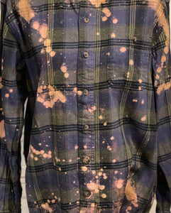 Morgan Distressed Flannel ~ Unisex Size Medium