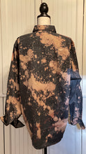 Load image into Gallery viewer, Felicity Distressed Denim Shirt ~ Unisex Size Large
