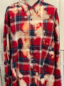Gertrude Distressed Flannel ~ Unisex Size 3XL Tall