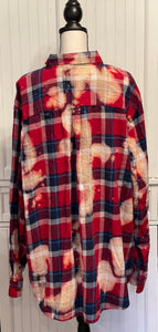 Gertrude Distressed Flannel ~ Unisex Size 3XL Tall