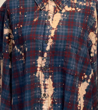 Load image into Gallery viewer, Patricia Distressed Flannel ~ Unisex Size Extra Large Tall
