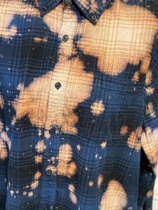 Loretta Distressed Flannel ~ Unisex Size Large