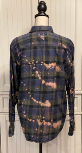 Morgan Distressed Flannel ~ Unisex Size Medium