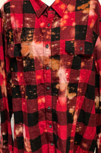 Load image into Gallery viewer, Lisa Marie Distressed Flannel ~ Unisex Size 3XL
