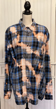 Load image into Gallery viewer, Sue Distressed Flannel ~ Unisex Size Extra Large Tall
