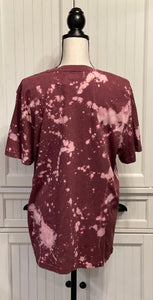 Josie Distressed Short Sleeve Shirt ~ Unisex Size XL