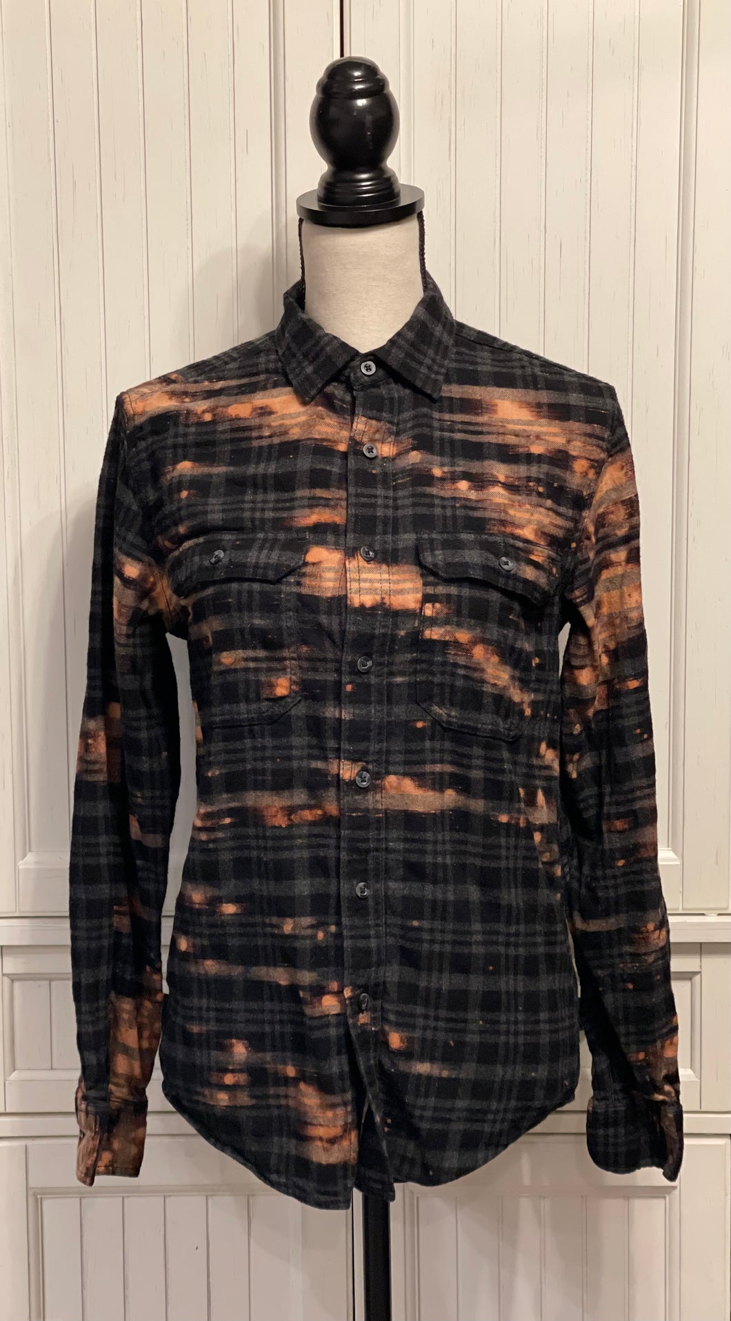 Skyler Distressed Flannel ~ Unisex Size Extra Small