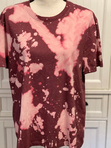 Cleveland Distressed Short Sleeve Shirt ~ Unisex Size Large