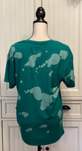 Load image into Gallery viewer, August Distressed Short Sleeve Shirt Unisex Size Medium
