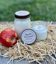 Load image into Gallery viewer, Apple Harvest ~ Hand Poured 100% Soy Wax Wooden Wick Candles
