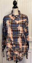 Load image into Gallery viewer, Dawne Distressed Flannel ~ Unisex Size Large
