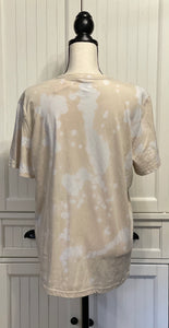 July Distressed Short Sleeve Shirt ~ Unisex Size Large