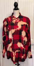 Load image into Gallery viewer, Elizabeth Distressed Flannel ~ Unisex Size Extra Large

