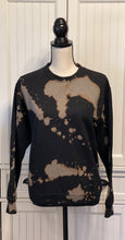 Load image into Gallery viewer, Fern Distressed Crew Neck ~ Unisex Size Small
