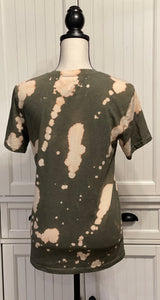 Gemini Distressed Short Sleeve Shirt ~ Unisex Size XS