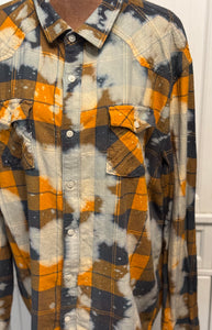 Dorothy Distressed Flannel ~ Unisex Size 2XL