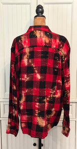 Rachael Distressed Flannel ~ Unisex Size 2XL
