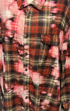 Load image into Gallery viewer, Ruby Distressed Flannel ~ Unisex Size 3XL
