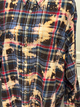 Load image into Gallery viewer, Amy Distressed Flannel ~ Unisex Size XL Tall
