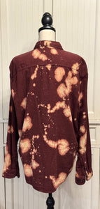 Christine Distressed Flannel ~ Unisex Size XL