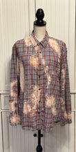 Load image into Gallery viewer, Marcy Distressed Flannel ~ Unisex Size Large
