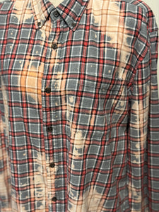 Marcy Distressed Flannel ~ Unisex Size Large