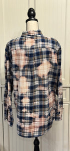 Dawne Distressed Flannel ~ Unisex Size Large