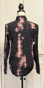 Lynn Distressed Flannel ~ Unisex Size Extra Small