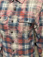 Load image into Gallery viewer, Liz Distressed Flannel ~ Women’s Size Extra Small
