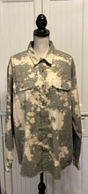 Load image into Gallery viewer, Isadora Distressed Denim Shirt ~ Unisex Size XL
