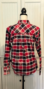 Dottie Distressed Flannel ~ Unisex Size Small