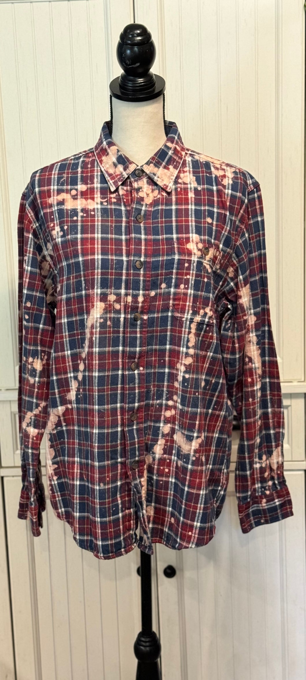 Mable Distressed Flannel ~ Unisex Size Medium