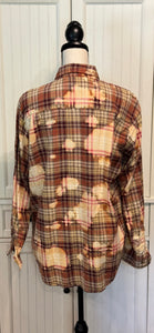 Janet Distressed Flannel ~ Unisex Size Large