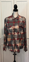 Load image into Gallery viewer, Jeremy Distressed Flannel ~ Unisex Size Large
