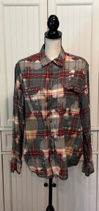 Jeremy Distressed Flannel ~ Unisex Size Large