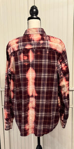 Amy Distressed Flannel ~ Unisex Size XL