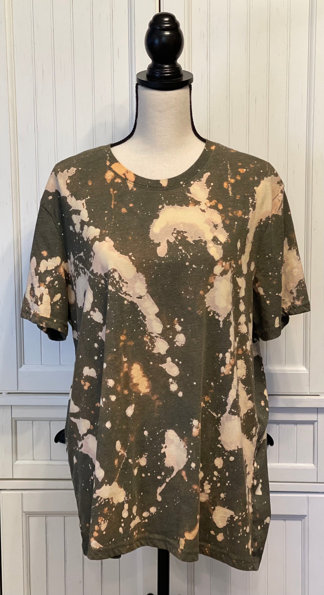 June Distressed Short Sleeve Shirt ~ Unisex Size XL