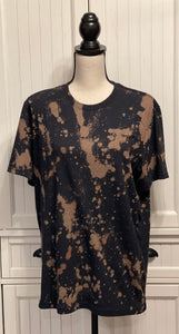 Wren Distressed Short Sleeve Shirt ~ Unisex Size Large