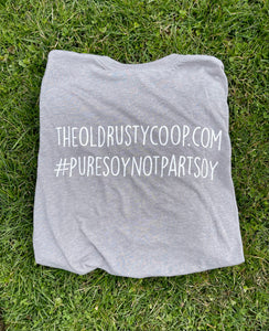 Super Soft Light Gray Short Sleeve The Old Rusty Coop T-shirt