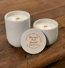 Load image into Gallery viewer, Banana Nut Bread Premium Collection ~ Hand Poured 100% Soy Wax Wooden Wick
