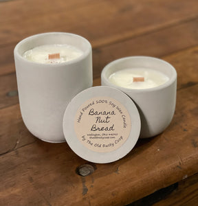 Banana Nut Bread Premium Collection ~ Hand Poured 100% Soy Wax Wooden Wick